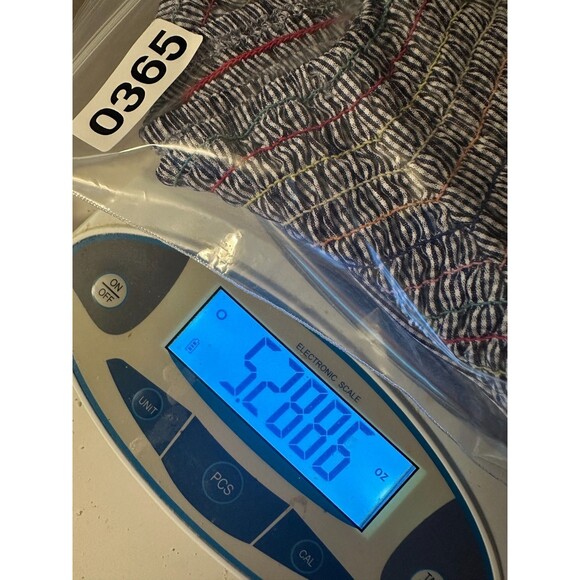 Honey & T Top Women XL Blue Peasant Smocked Gingham Babydoll Milkmaid Boho NWOT - Picture 8 of 8